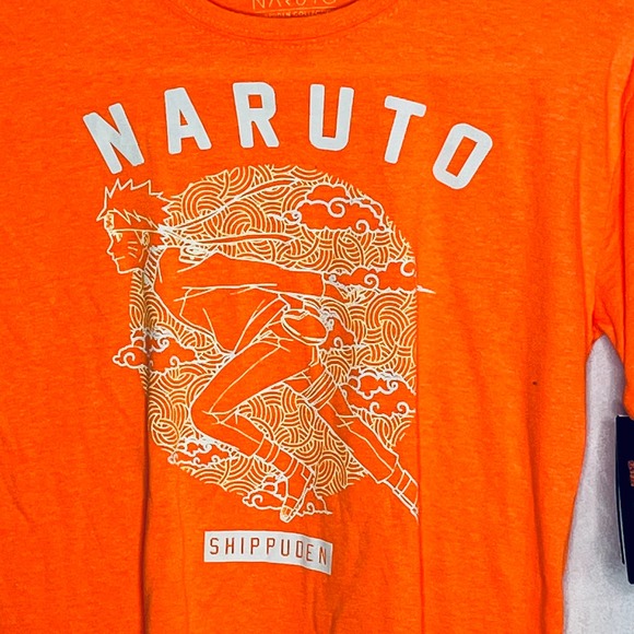 Naruto Bright Orange Graphic Tee Shirt New S - Picture 2 of 4